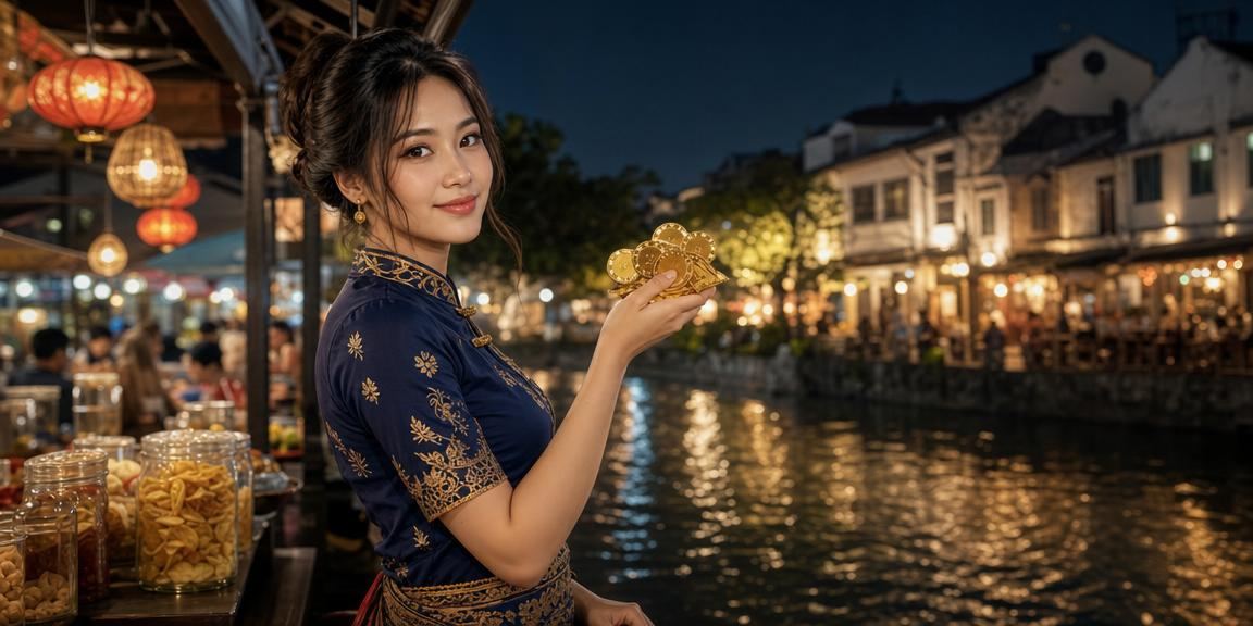 Sampul merah bonus bergaya Melayu di Ipoh untuk tawaran perayaan platform dalam talian